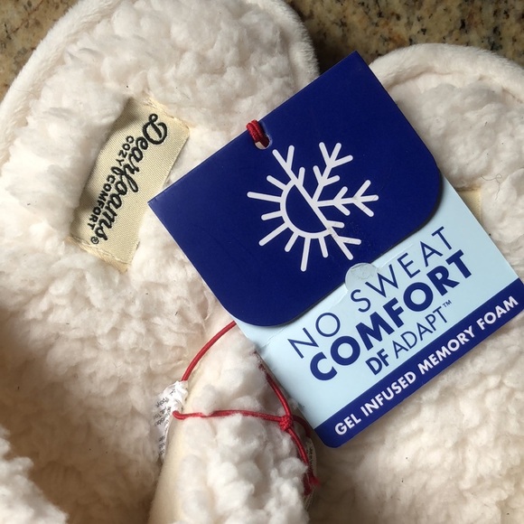 Dearfoam Cozy Comfort Hard bottom Slippers - Picture 3 of 6